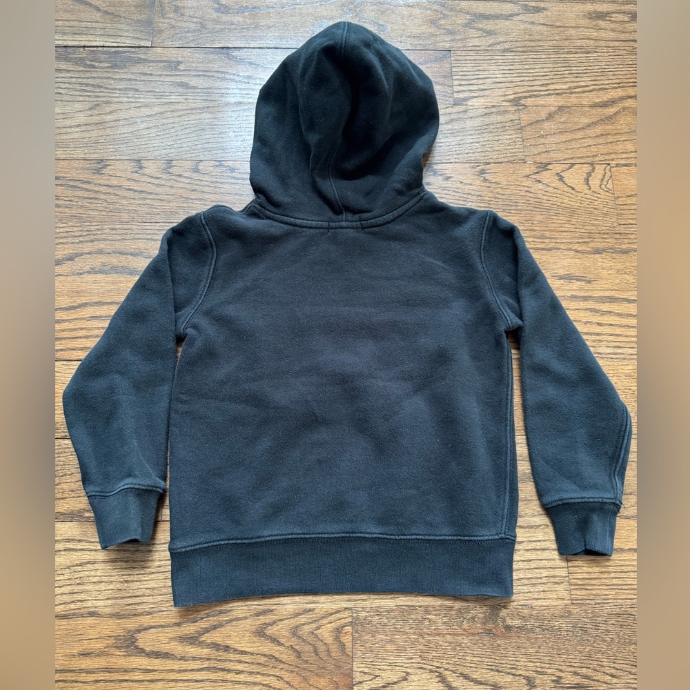 Ralph Lauren Polo Bear boys black hooded ski sweatshirt, size 6 - Picture 3 of 5
